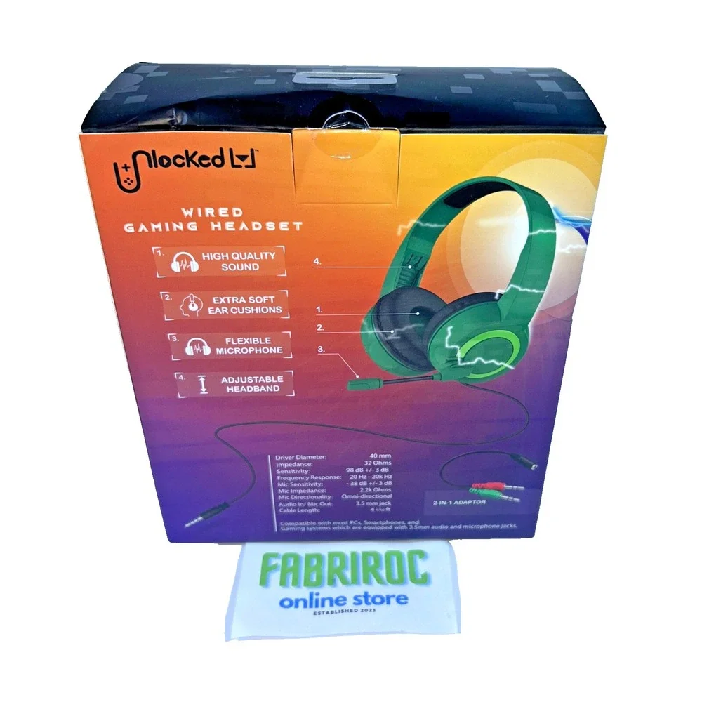 NEW!! Wired Gaming Headset green edition!!!
